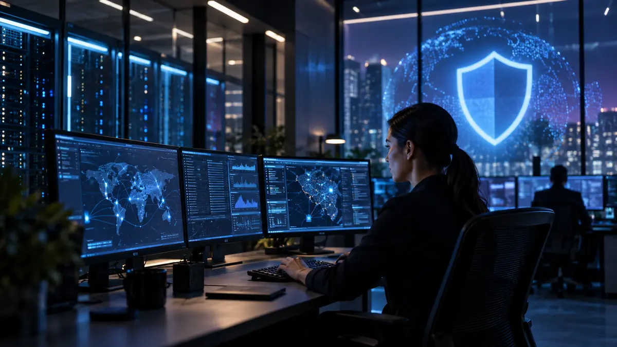 Cybersecurity editorial cover