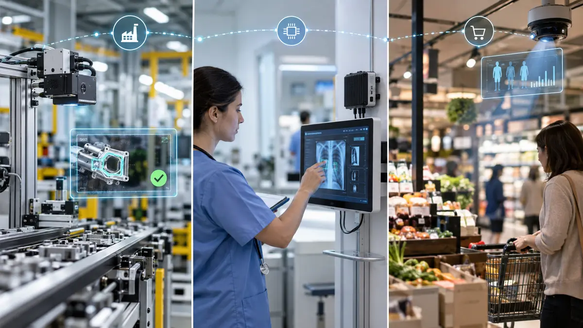Edge AI Is Moving Into Factories, Clinics and Retail Sites editorial image